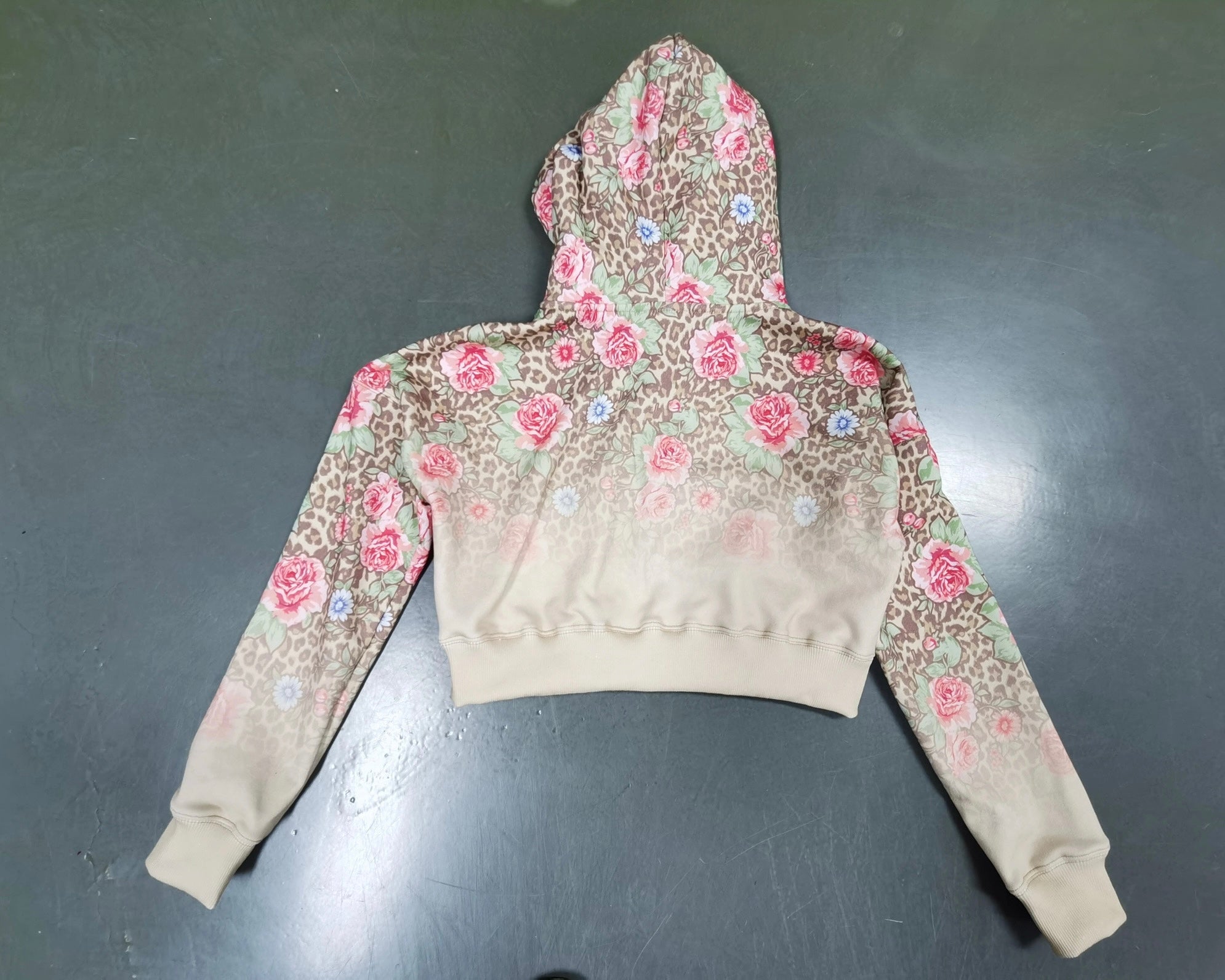 Garden cropped hoodie