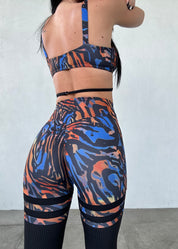 Jungle scrunch legging