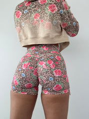 Garden cropped hoodie