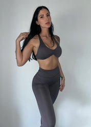 Amazonia grey sports bra