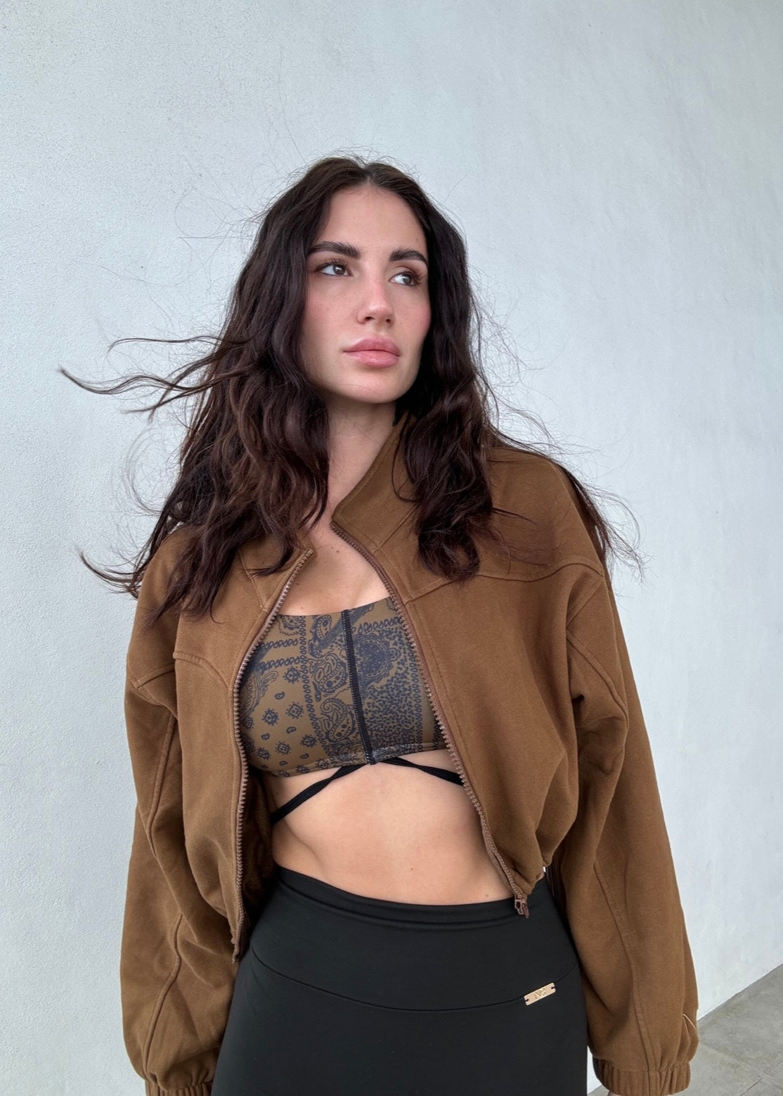 Print sports bra