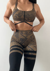 Print sports bra
