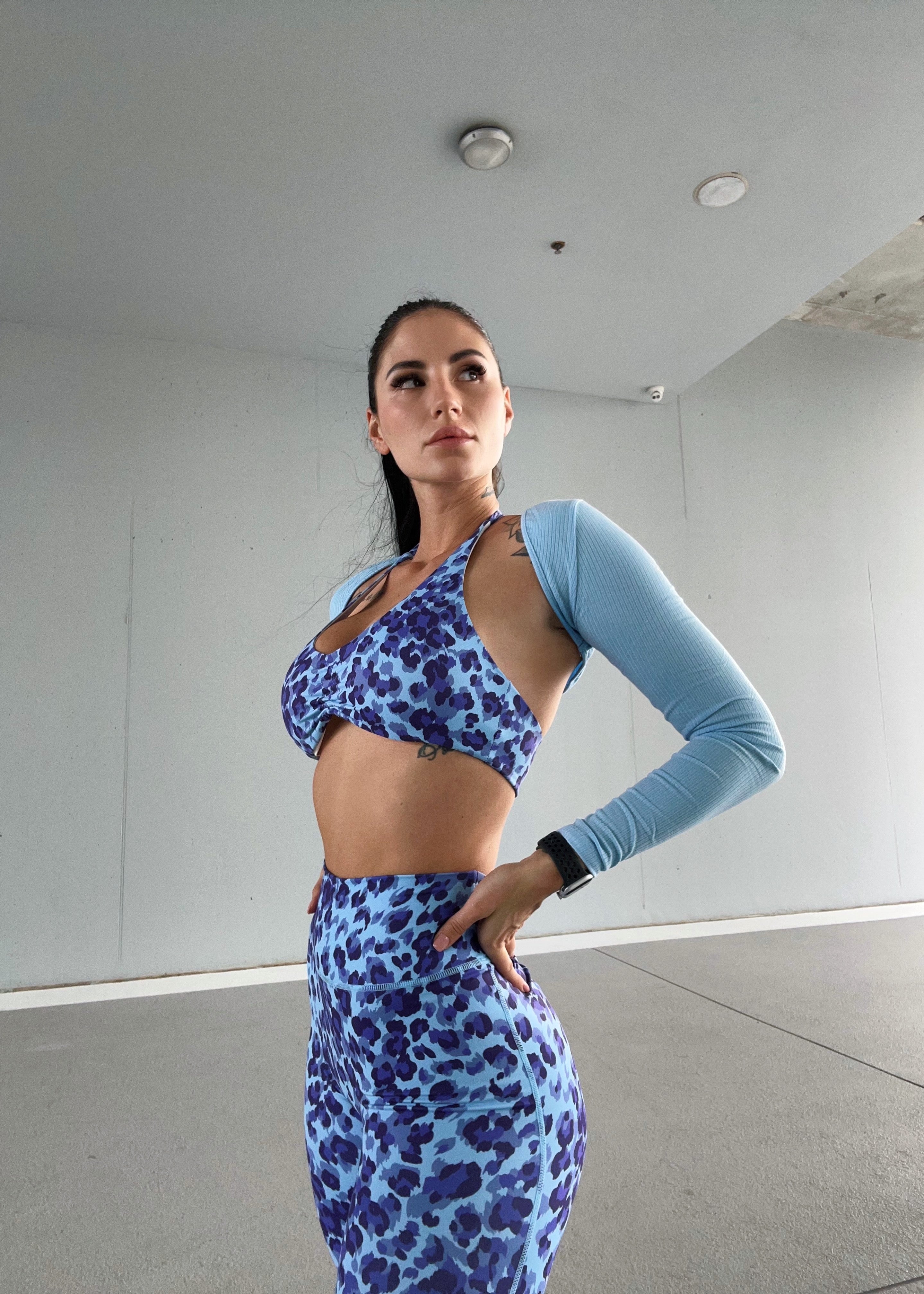 Blue Lagoon sports bra