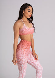 Safari sunset sports bra