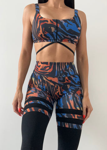 Jungle sports bra