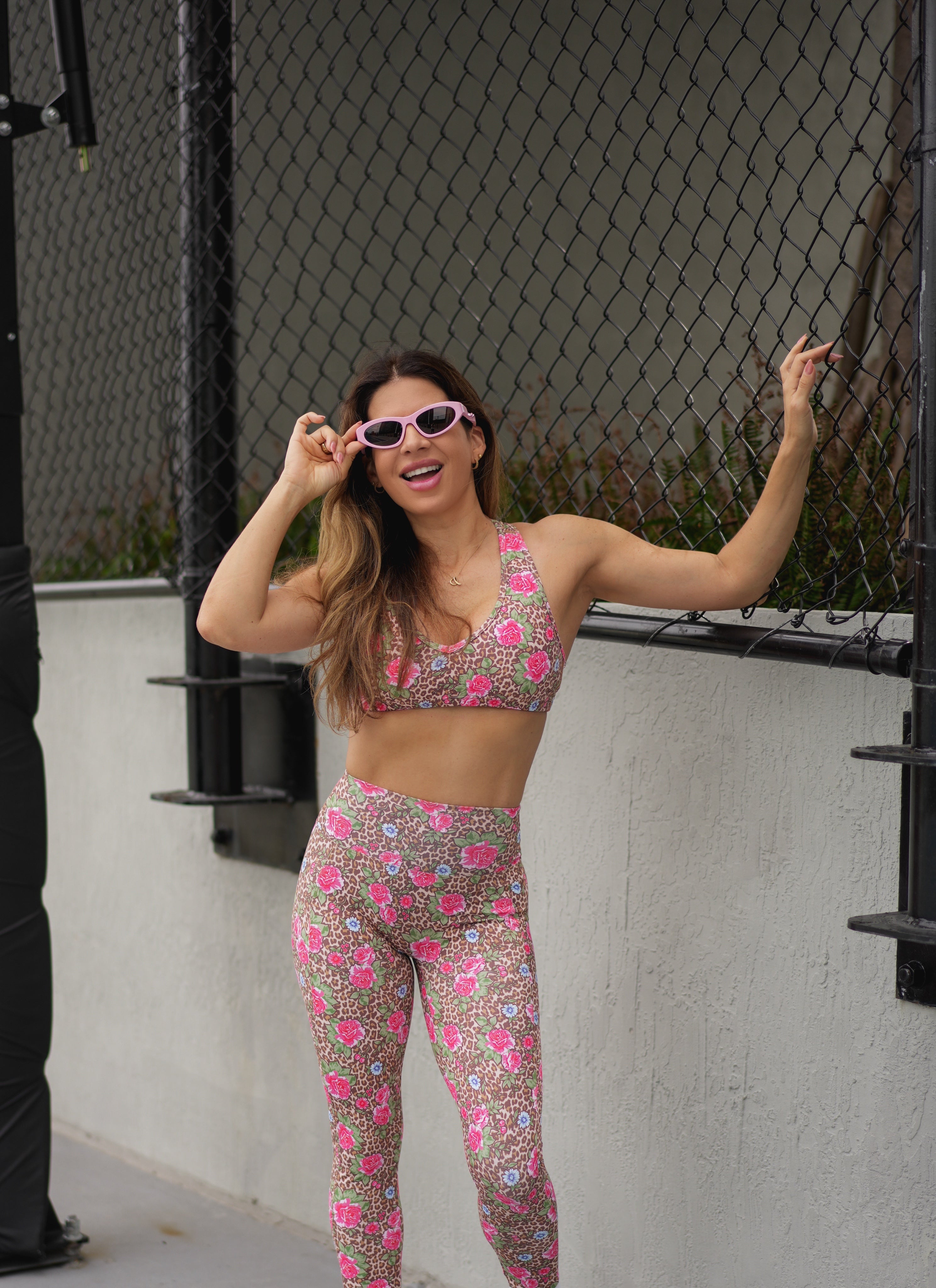 Garden sports bra