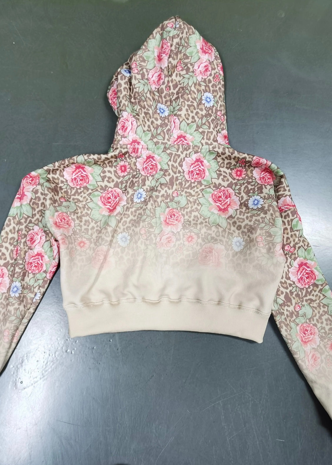 Garden cropped hoodie
