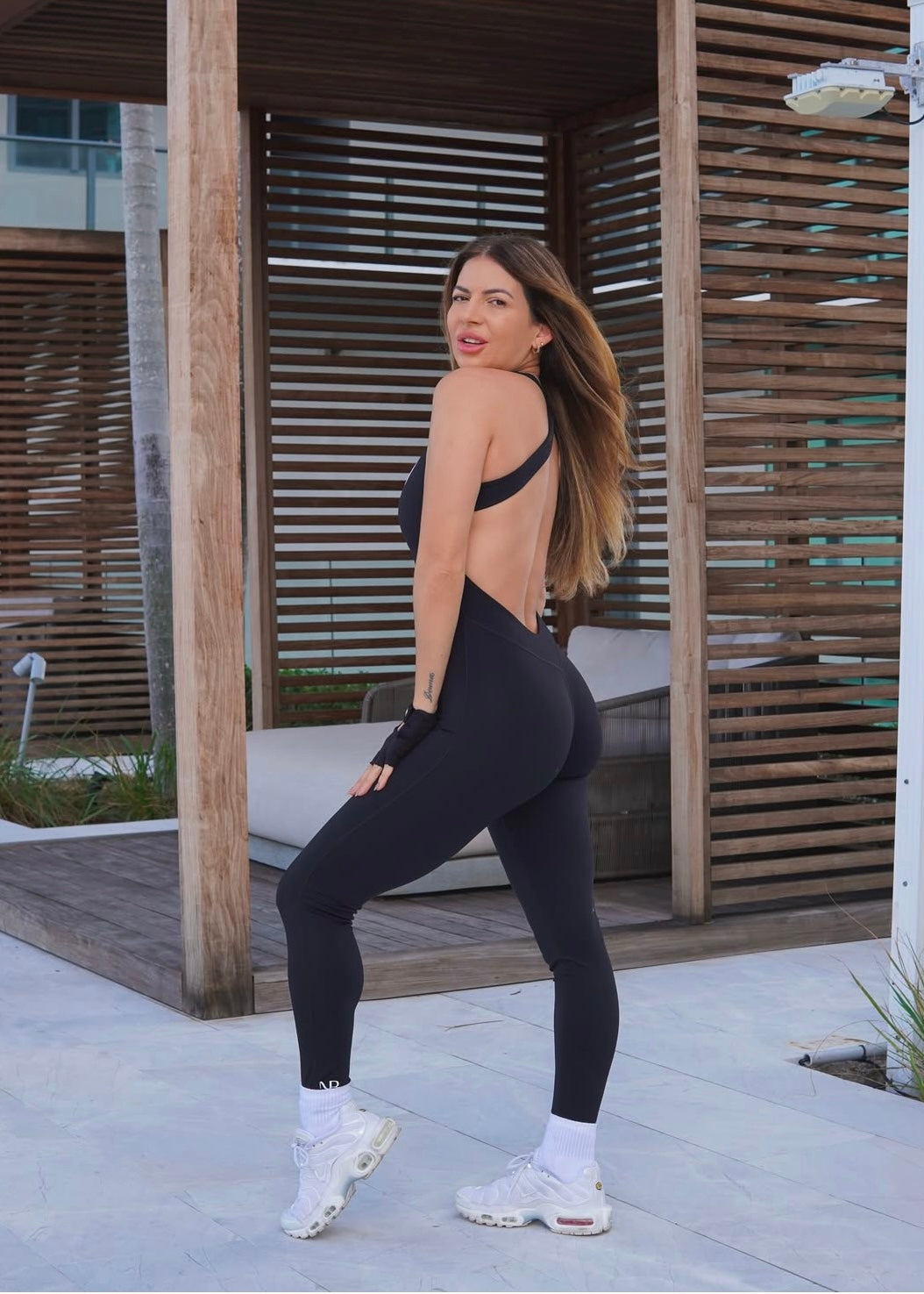 VANITY NAP ELIXIR BODYSUIT ブラック M Sculpt bodysuit – noireblanc