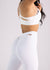 Amazonia white scrunch legging