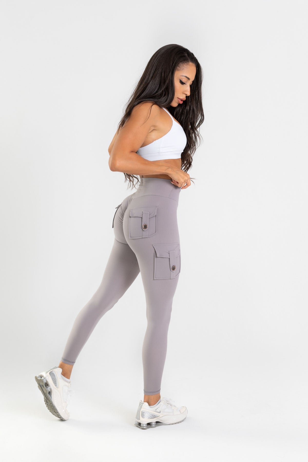 Grey Pocket Legging