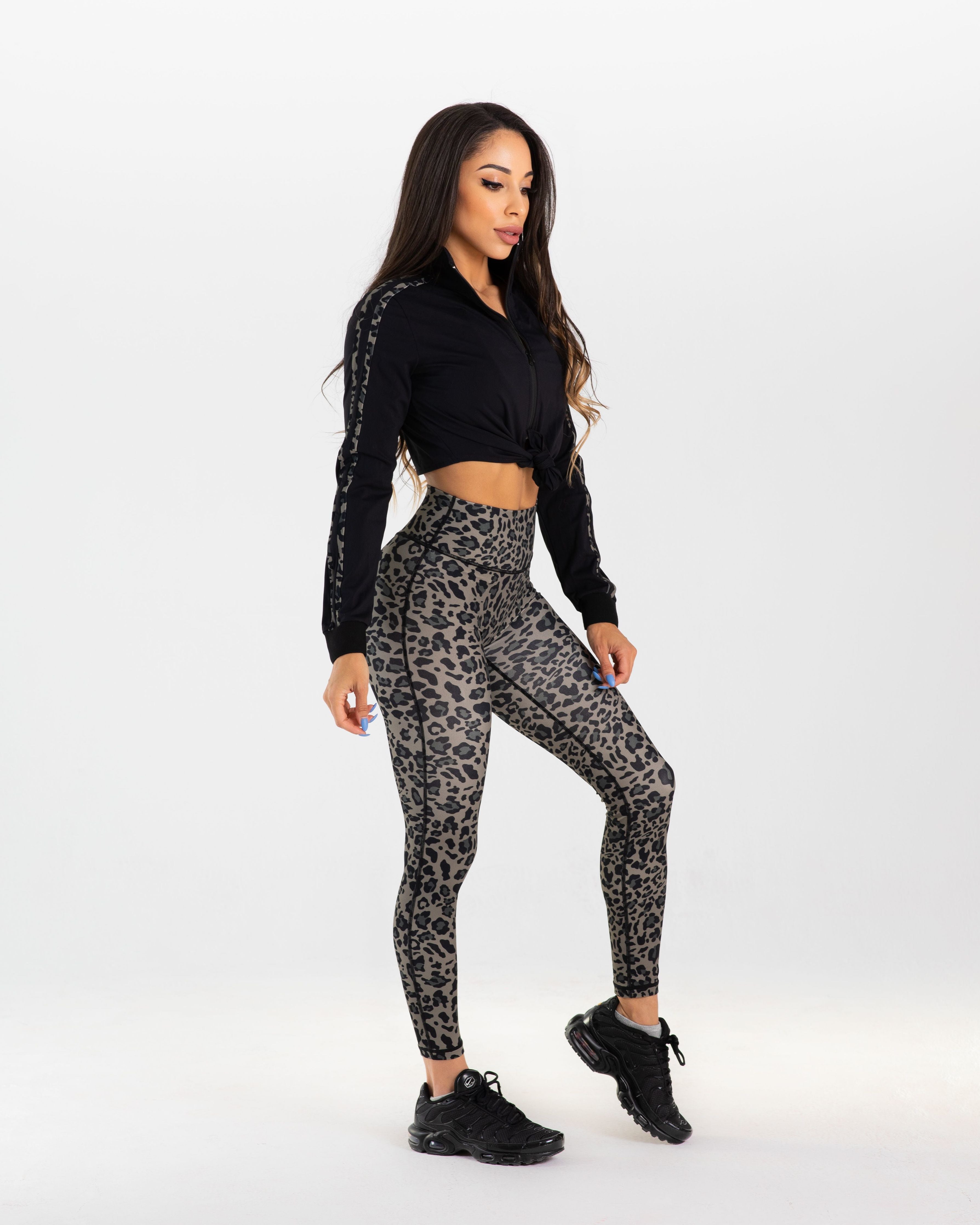 noireblanc, Panther Collections, Scrunch booty, Thigh high, Leopard print, Not see through