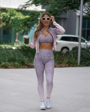 noireblanc, Sahara Collection, No scrunch leggings, Thigh high, Snake skin print, Not see through