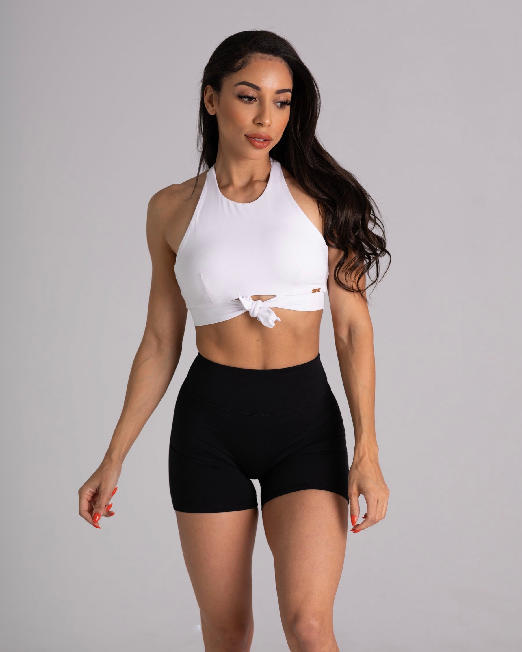 Amazonia white sports bra