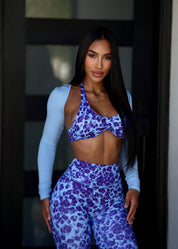 Blue Lagoon sports bra