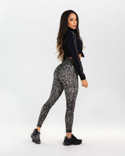 noireblanc, Panther Collections, Scrunch booty, Thigh high, Leopard print, Not see through