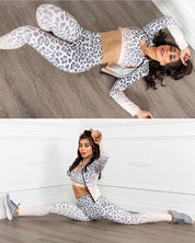 noireblanc, Leopard gradient  Collection, No scrunch leggings, Thigh high, Leopard  print, Not see through
