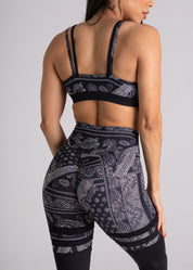 Ink sports bra