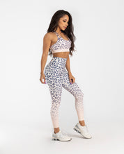 noireblanc, Leopard gradient  Collection, No scrunch leggings, Thigh high, Leopard  print, Not see through